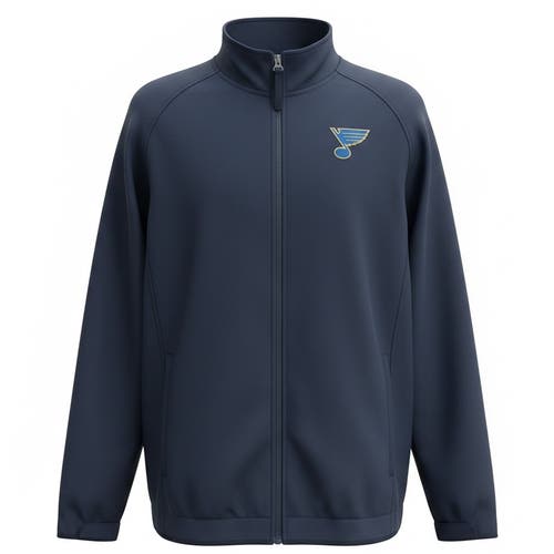 Fanatics Navy Blue Full Zip St Louis Blues Team Issued (New) 65271