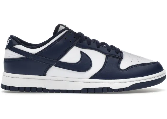 Size 12 - Nike Dunk Low White Midnight Navy HF5441-107