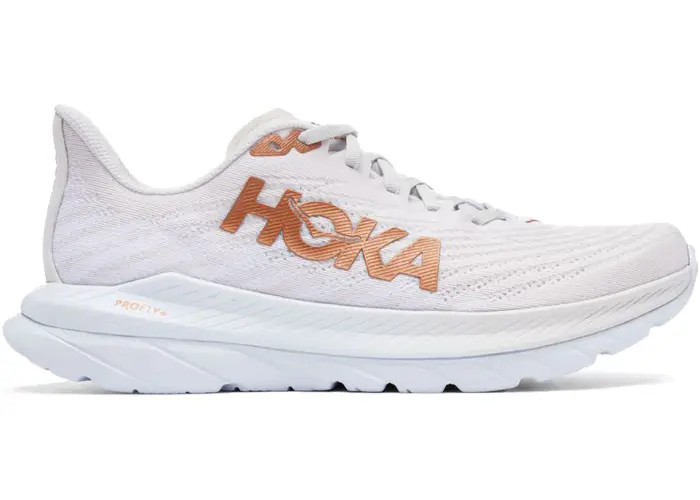 Size 14 - Hoka One One Mach 5 White Copper 1127893-WCPP