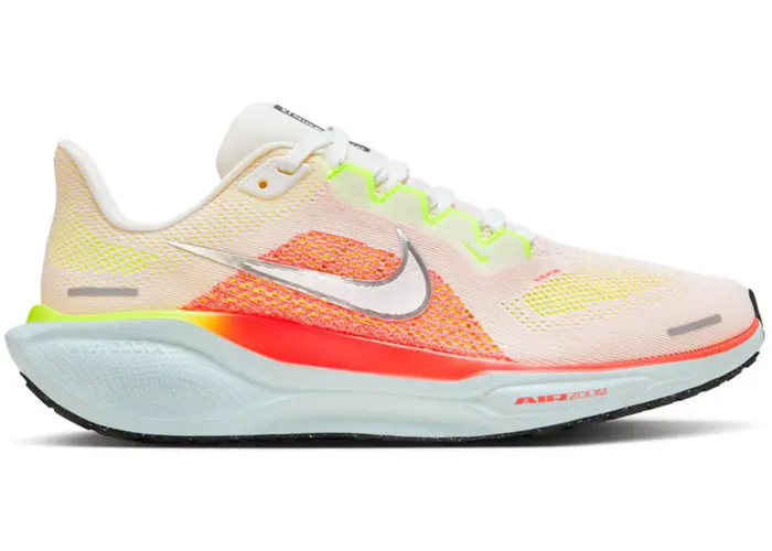 Size 10 - Nike Air Zoom Pegasus 41 Summit White Bright Crimson (Women's) FD2723-