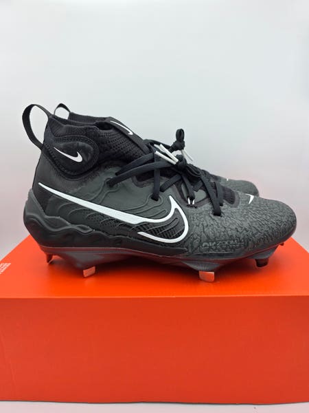Nike‎ Men Alpha Huarache NXT Black Dark Smoke Grey Cleats Size 7.5 NEW Nike Alpha Huarache NXT  main image 2