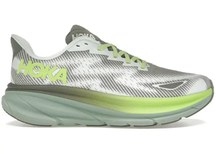 Size 11 - Hoka One One Clifton 9 Gore-Tex Slate Aloe Vera 1141470F-STLV