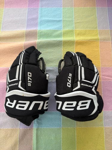 Bauer Supreme S170 Gloves 9" (Slightly Used)