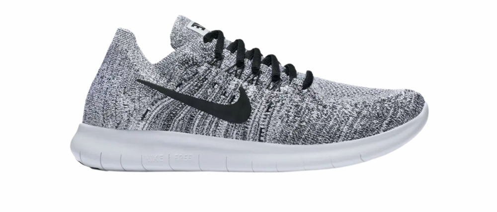 Size 6.5 - Wmns Free RN Flyknit 2017 'White Black Stealth' 880844 101