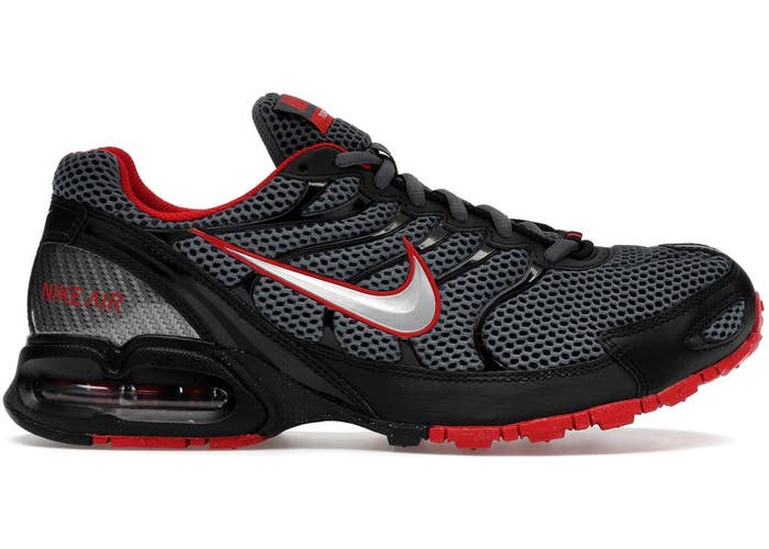 Size 10 - Nike Air Max Torch 4 Dark Grey Red 343846-006
