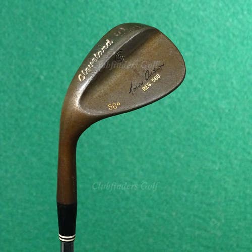 LH Cleveland Tour Action REG 588 Raw 56 Sand Wedge Dynamic Gold Steel Stiff