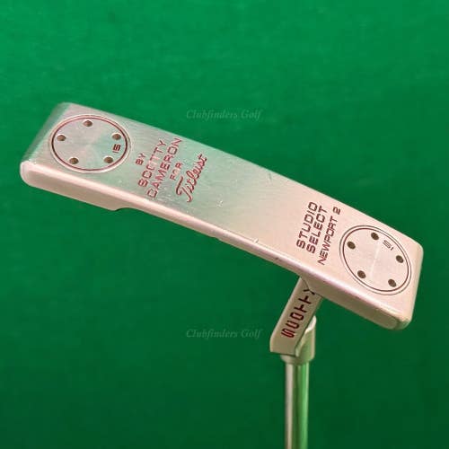 Scotty Cameron Studio Select Newport 2 Plumbers-Neck 34" Putter w/Super Stroke