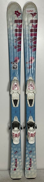 Kid's Volkl 130cm All Mountain Chica Skis With Marker 4.5 Bindings (Used)(SY2963)