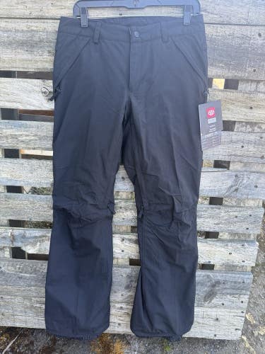 686 Snowboard Pants Standard Shell Women's Medium Black New With Tags