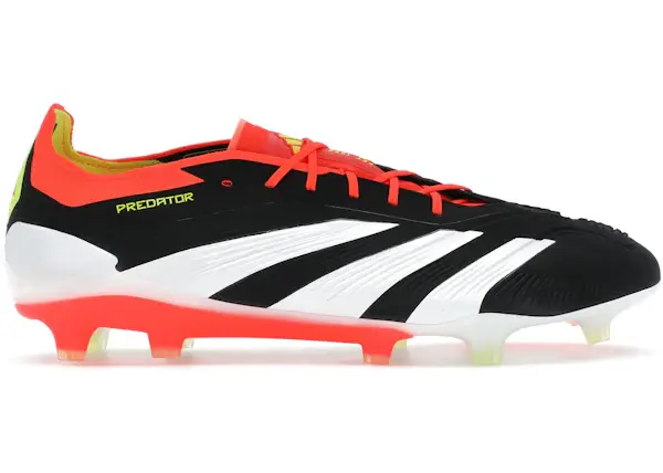 Size 9 - adidas Predator Elite FG Core Black Cloud White Solar Red IE1802