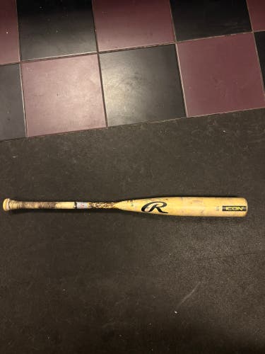 2025 Rawlings Icon Composite BBCOR Certified Bat (-3) 30 oz 33" (Used)