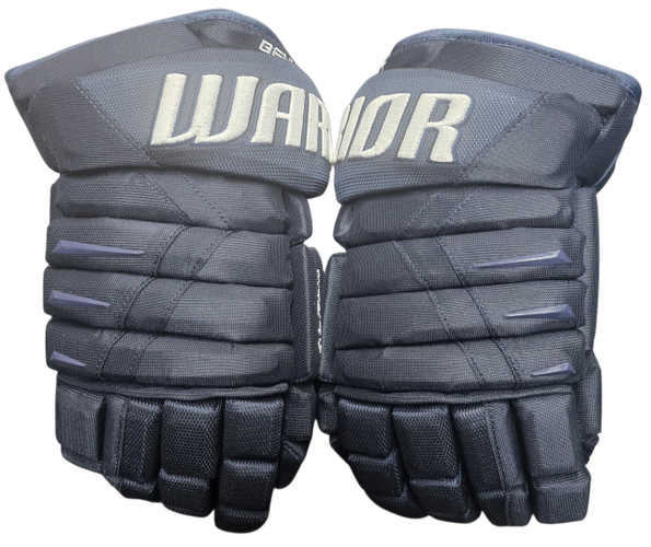 Warrior Alpha DX Pro Stock Custom Hockey Gloves 13" Navy New ETT (14963)