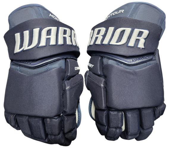 Warrior Covert QRE Pro Stock Custom Hockey Gloves 14" Navy New OUR (14964)