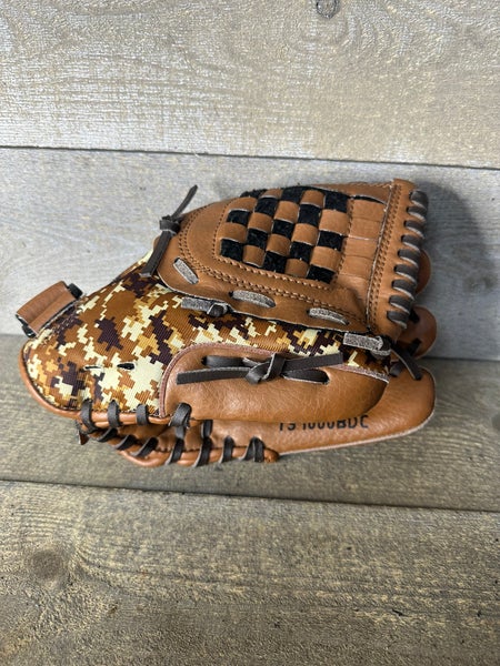 Adidas Youth TS1000BDC Camo Baseball Glove Right Hand Thrower Easy Close 10"