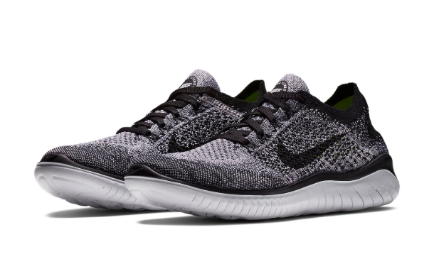 Size 5 - Nike Free RN Flyknit 2018 Oreo (Women's) 942839-101
