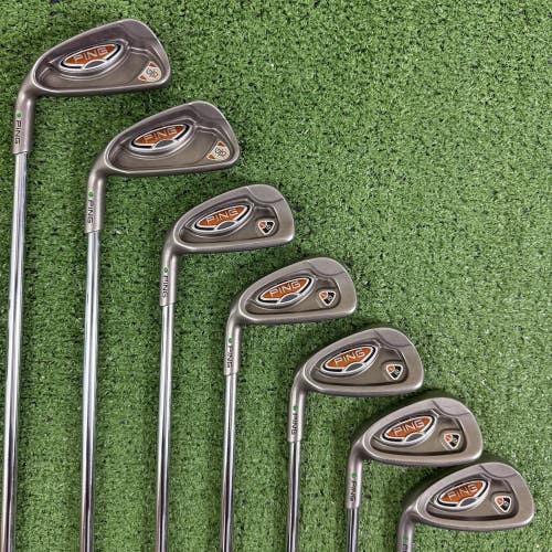 Ping i10 G10 Combo Iron Set 4-PW AWT Steel Regular Flex Green Dot Left Handed