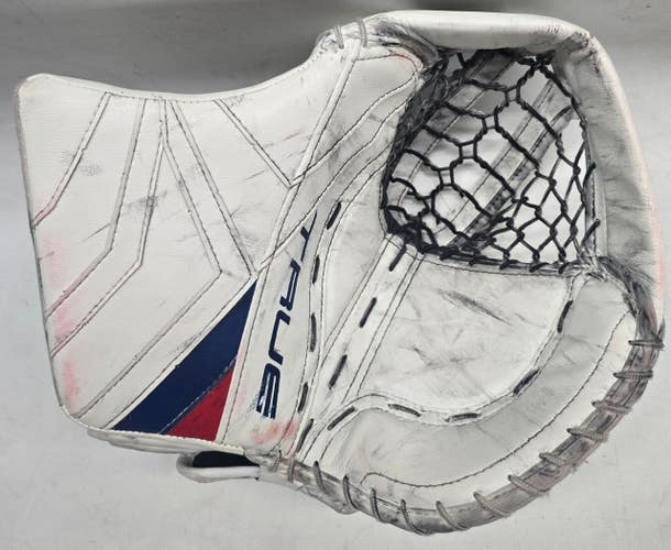 True Catalyst PX5 Custom Pro Goalie Glove Pro Stock Used Practice Palm AHL NHL Garand (14969)