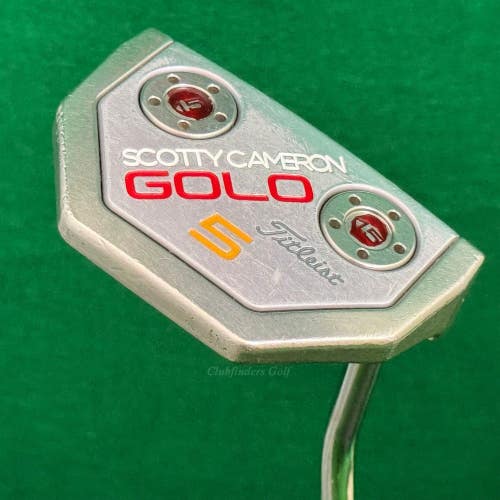 Scotty Cameron 2016 GoLo 5 34.25" Single-Bend Mallet Putter w/Super Stroke
