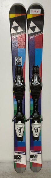 Kid's Fischer 111cm Park Stunner Skis With Fischer FJ4 Bindings (Used)(SY2975)