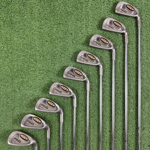 Ping i3 O-Size Iron Set 3-PW SW Green Dot JZ Cushin Regular Flex Steel