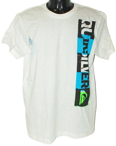 Cosmetic Flaws - Vintage Quiksilver Logo Shirt - Kids Youth XL Graphic Tee 2016