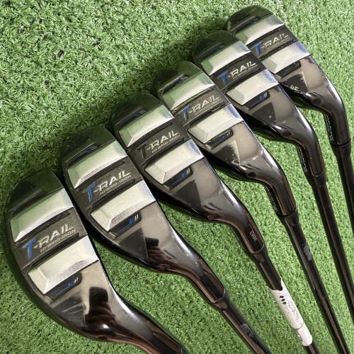 Cobra T-Rail Hybrid Iron Set 5-PW Ultralite 45g Lite Senior Flex Graphite
