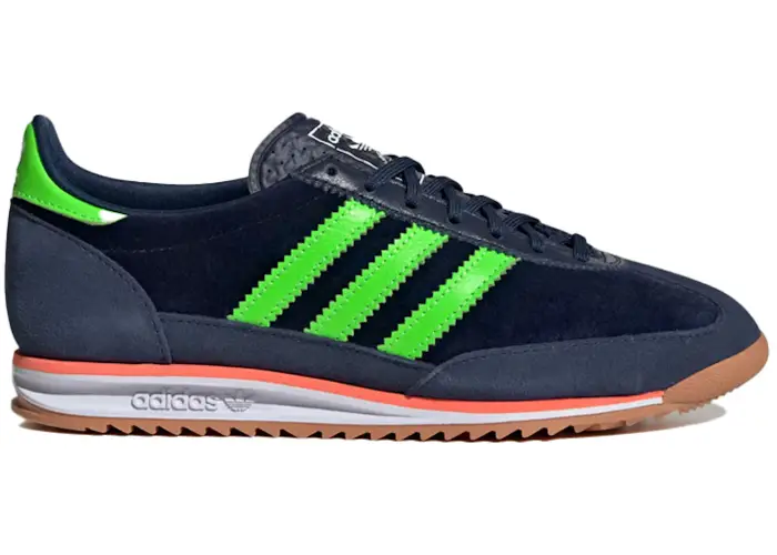 Size 9.5 - adidas SL 72 OG Night Indigo Solar Green (Women's) JI0193