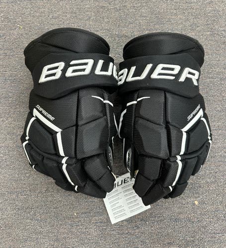 Black Senior Bauer Supreme 3S Pro Gloves 14" (New)