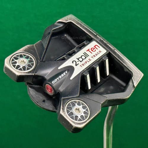 Odyssey 2022 2-Ball Ten Triple Track 35" Double-Bend Putter W/ Stroke Lab & HC