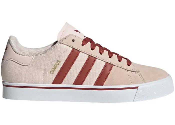 Size 11.5 - adidas Campus Vulc Wonder Quartz Preloved Ruby Cloud White JQ0050