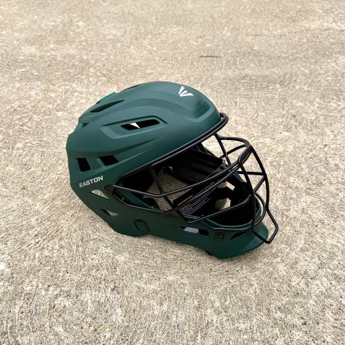 Easton Elite X Catchers Helmet Size Large 7 1/8 - 7 1/2 Matte Green