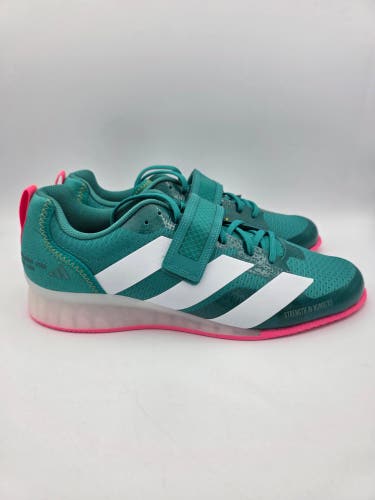Adidas Adipower Weightlifting 3 Shoes Mens Size 14 Teal Pink JP9871