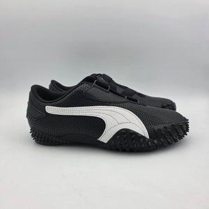 PUMA Mostro Perforated Leather Pack Shoes Mens SZ 8.5 Black White New 397331-02