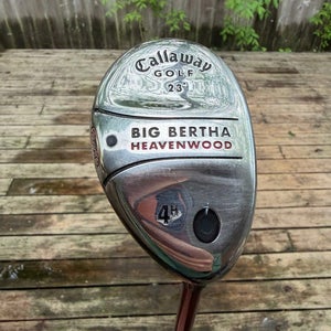 Callaway Big Bertha Heavenwood 4 Hybrid 23 RCH 75w Regular Flex 39.5 NICE