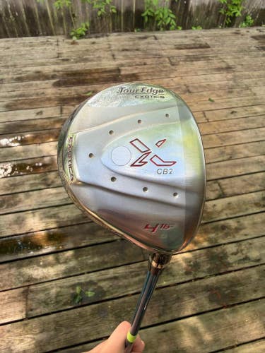 Tour Edge Exotics CB2 4-Wood 16.5 Evenflow 65g Regular Flex 42.5 +HC NICE