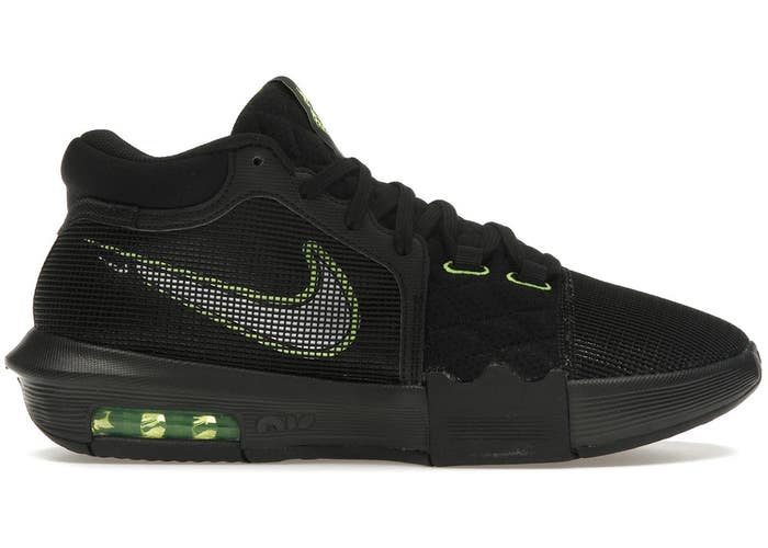 Size 10.5 - Nike LeBron Witness 8 Black Volt MENS FB2239-002