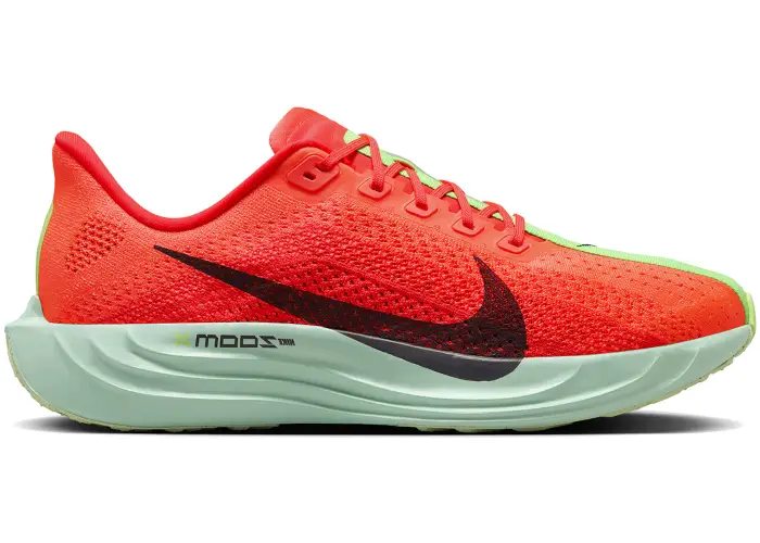 Size 7.5 - Nike ZoomX Pegasus Plus Bright Crimson Lime Blast Mint Foam Cave Purp