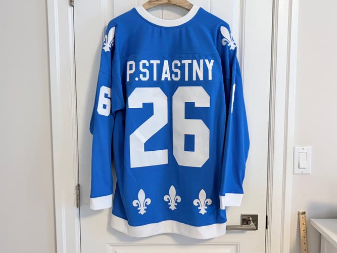 BNWT Authentic Nordiques Peter Šťastný Mitchell & Ness Vintage Jersey Size 2XL