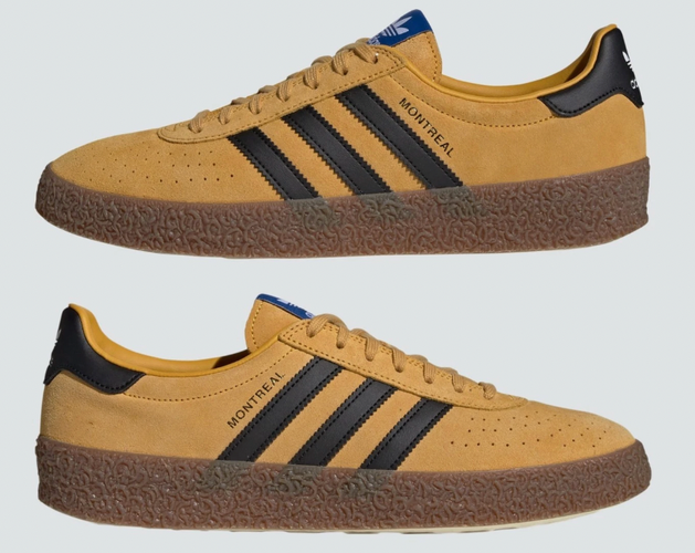 Size 7.5 - adidas Originals Montreal RM Crew Yellow Men's) js1332