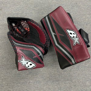 Red Intermediate Brian's Intermediate Pro Goalie Gloves & Blockers Regular (Used)