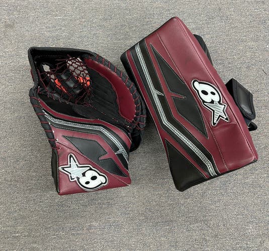 Red Intermediate Brian's Intermediate Pro Goalie Gloves & Blockers Regular (Used)