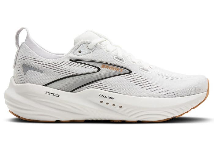 Size 6.5 - Brooks Glycerin 22 White (Women's) 120434-1B-135