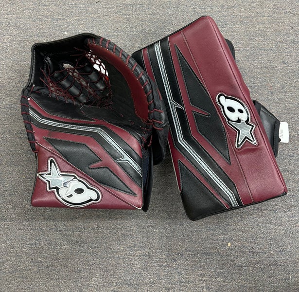 Red Intermediate Brian's Intermediate Pro Goalie Gloves & Blockers Regular (Used)