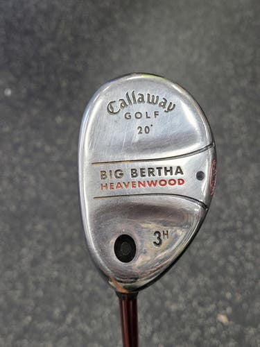 Used Callaway BIG BERTHA HEAVENWOOD Mens Hybrid Club LH 3 Hybrid 11849-S000038890