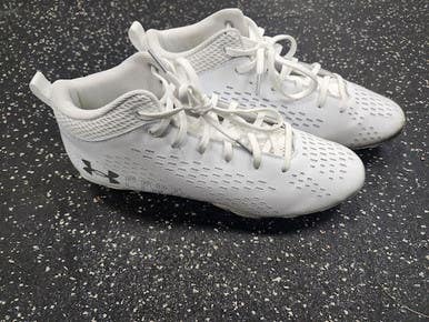Used Warrior SPOTLIGHT LAX Cleats Mens White Senior 10 11849-S000038905
