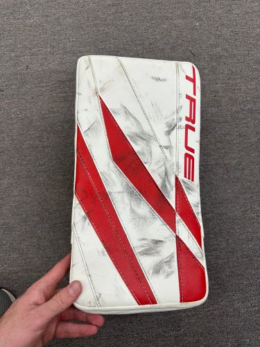 Red Senior True L20.2 Goalie Gloves & Blockers Regular (Used)