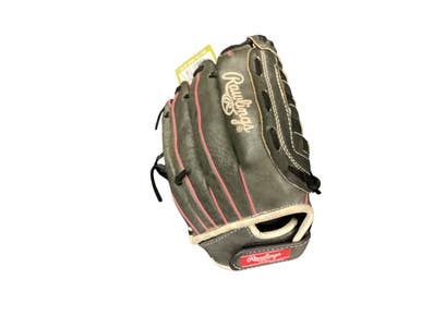 Used Rawlings ST115DSP RH Throw Fastpitch Gloves Black 11 1/2" 11846-S000103390