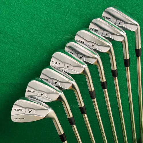 Callaway RAZR X Muscleback 3-PW Iron Set Project X Flighted 6.0 Steel Stiff