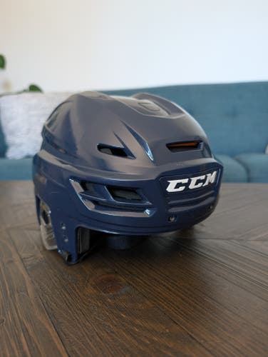 CCM Tacks 710 Medium Navy Blue - Helmet (Used) Free Shipping