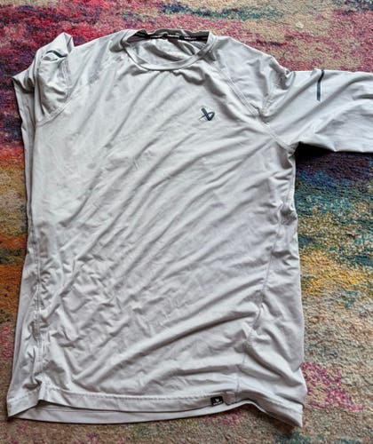 White Large Men's Bauer Lululemon Shirt